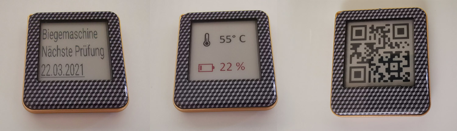 Batterieloses E-Ink-Display