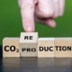 Bauklötze auf denen CO2 production steht, werden so umgedreht, dass nun CO2 reduction steht.