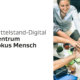 Ein Titelbild vom Mittelstand Digital Zentrum Fokus Mensch zeigt mehrere Menschen, die ihre Hände zusammenlegen um den